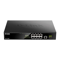 سوییچ شبکه ۱۰ پورت گیگابیت PoE+ دی لینک مدل DGS-1010MP با ۸ پورت PoE و آپلینک SFP